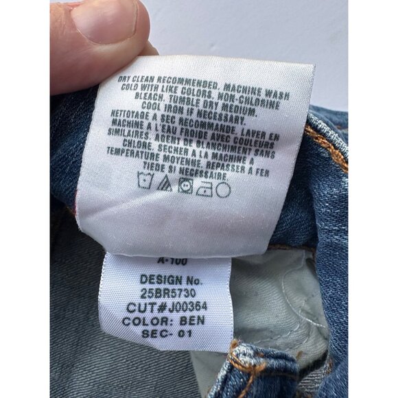 Joe’s Jeans Rhinestone Star Cutoff Distressed Denim Shorts Women’s 28 - Picture 6 of 9